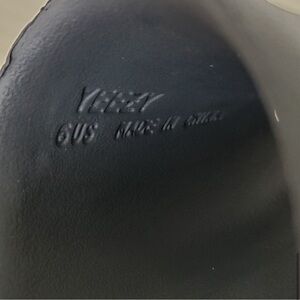 Women size 6 black Yeezy slides